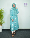 Three Patches Light Blue - Kurti