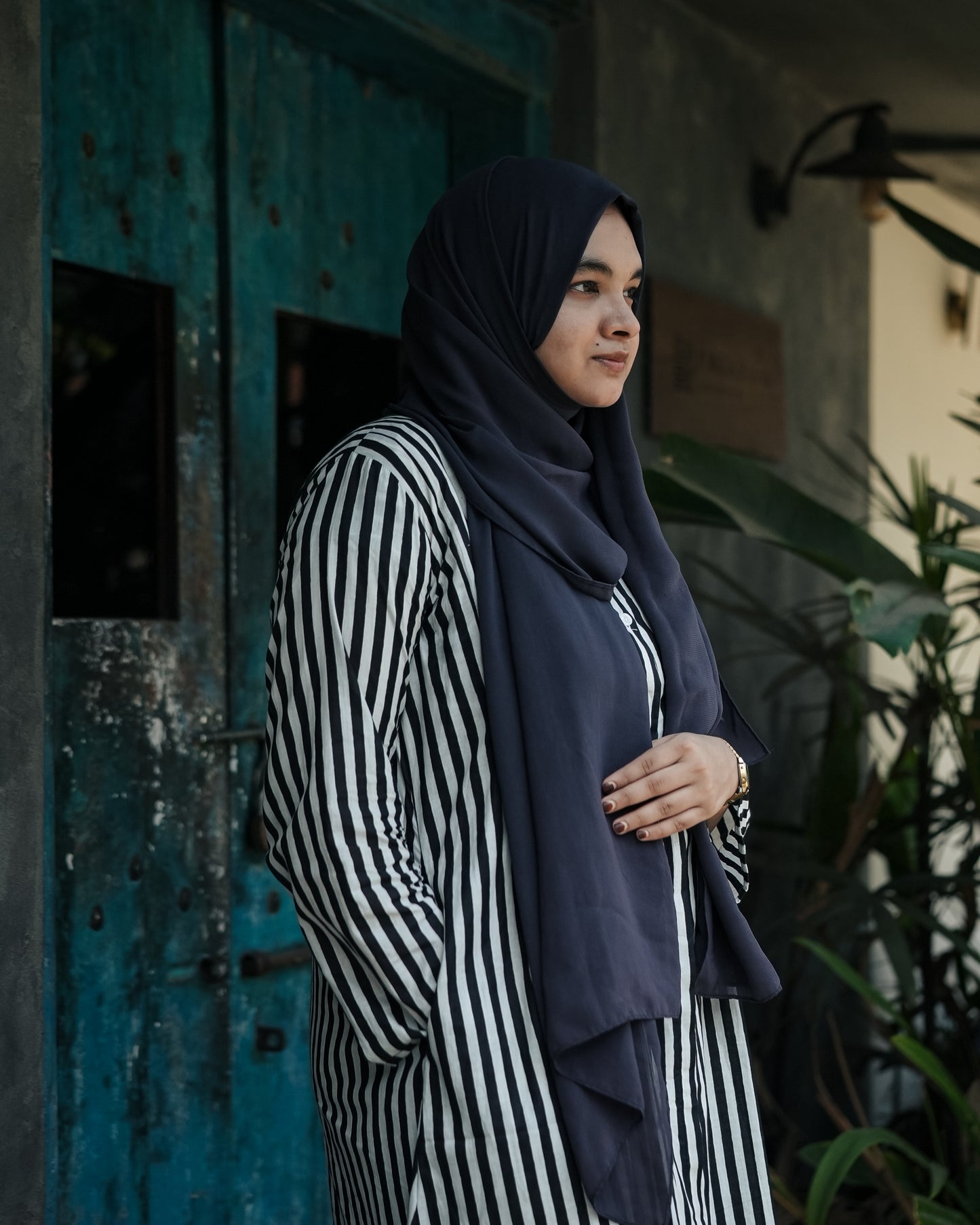 Midnight Lines Kurti