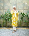 Golden Petal Modest Kurti