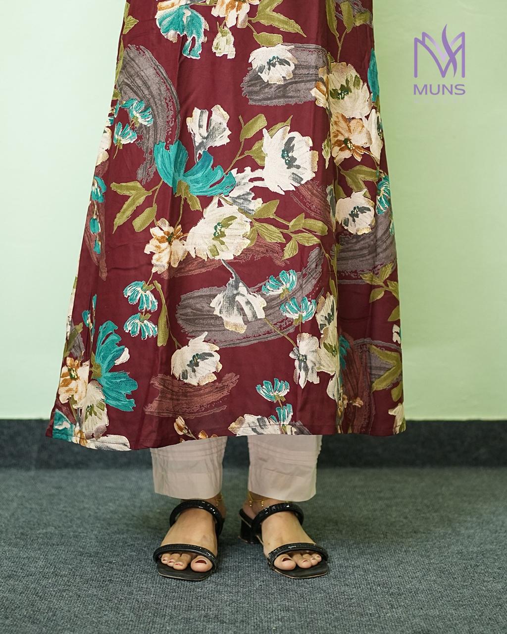 Dark Floral - Kurti