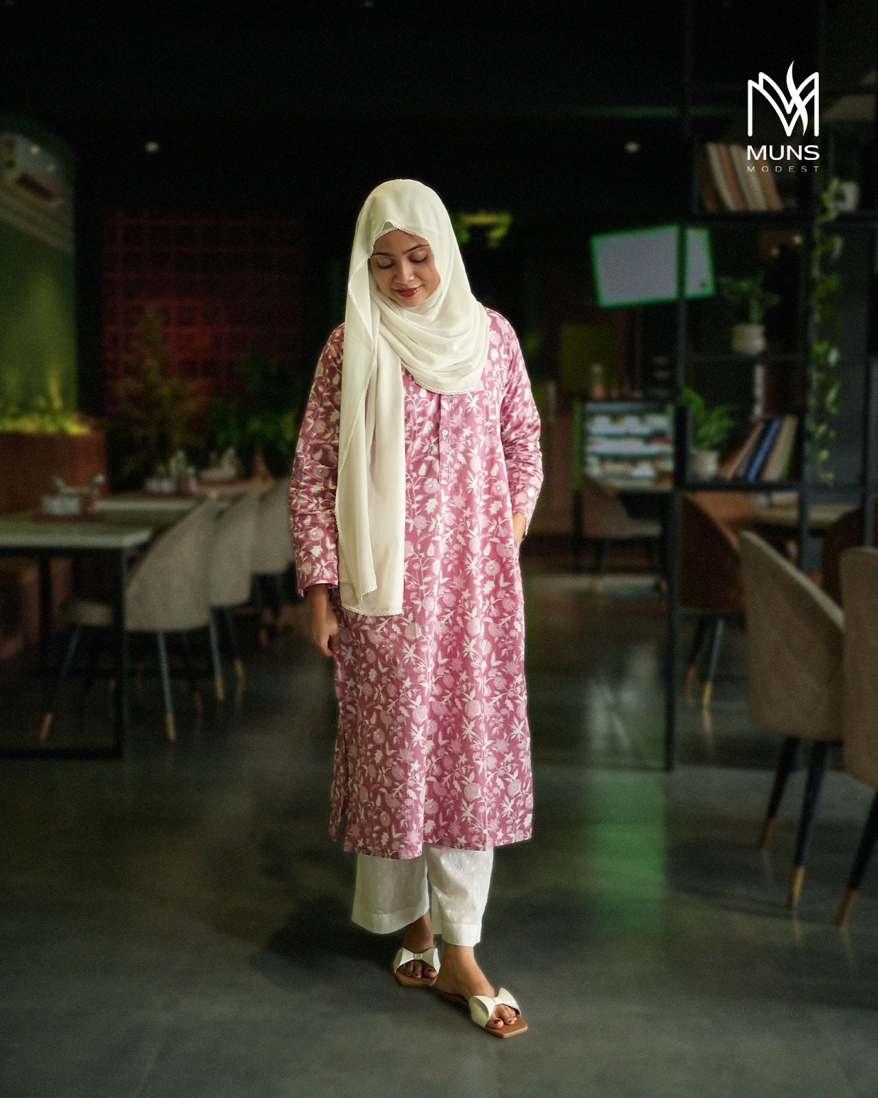 Blush Bloom - 2 Piece Kurti