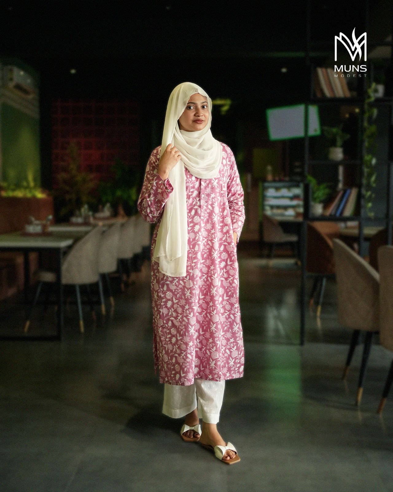 Blush Bloom - 2 Piece Kurti