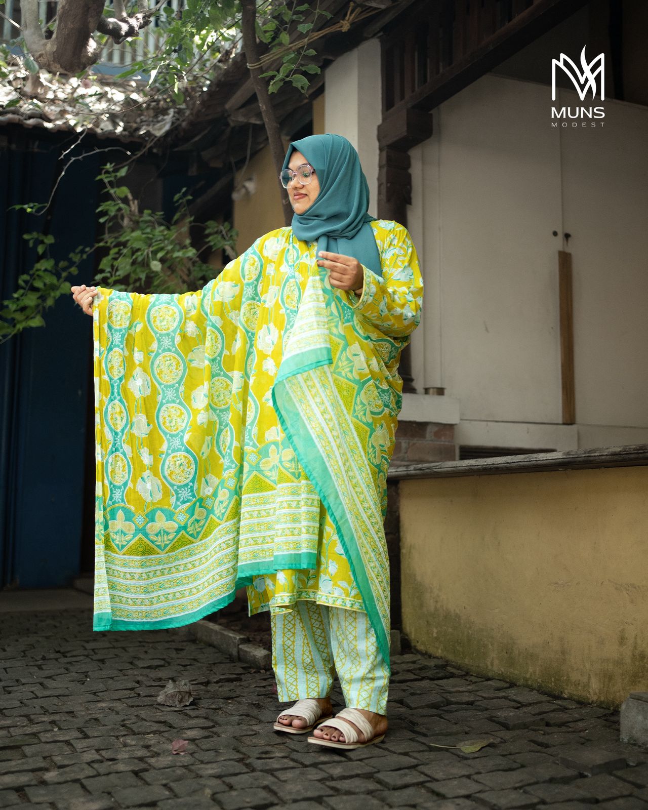 Jasmine Trails - Jaipuri Cotton Churidar