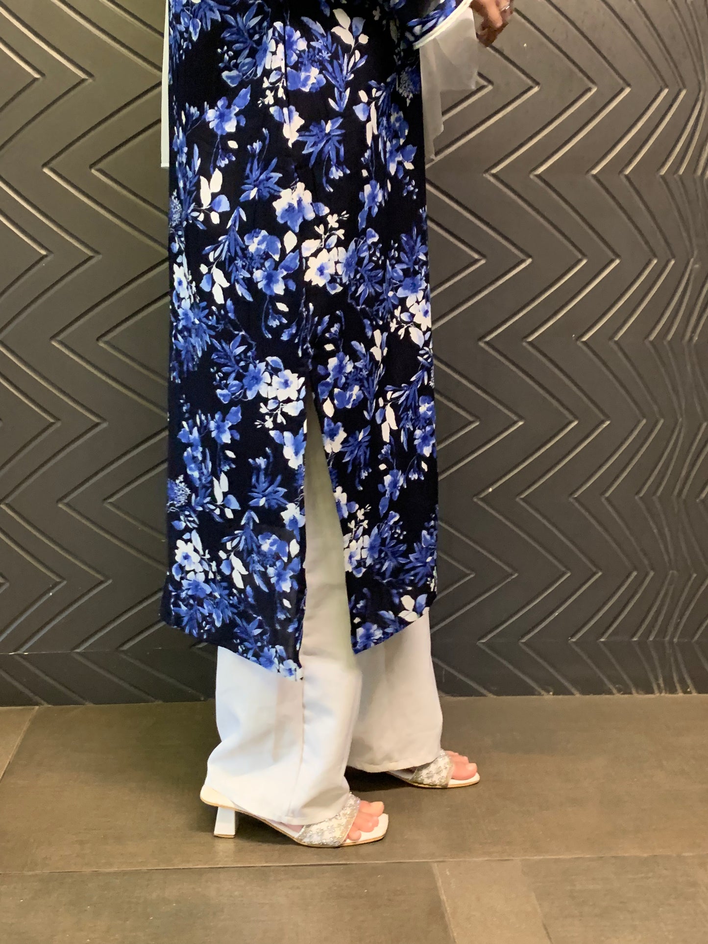 Black N Blue Floral