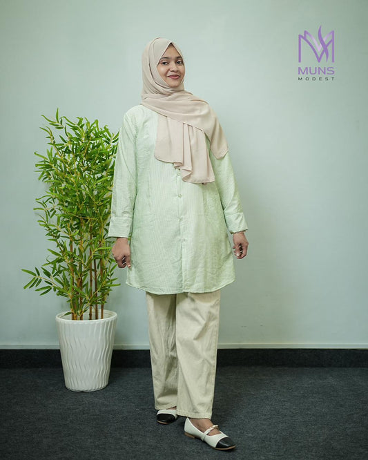 Pastel Poise - Shirt Dress