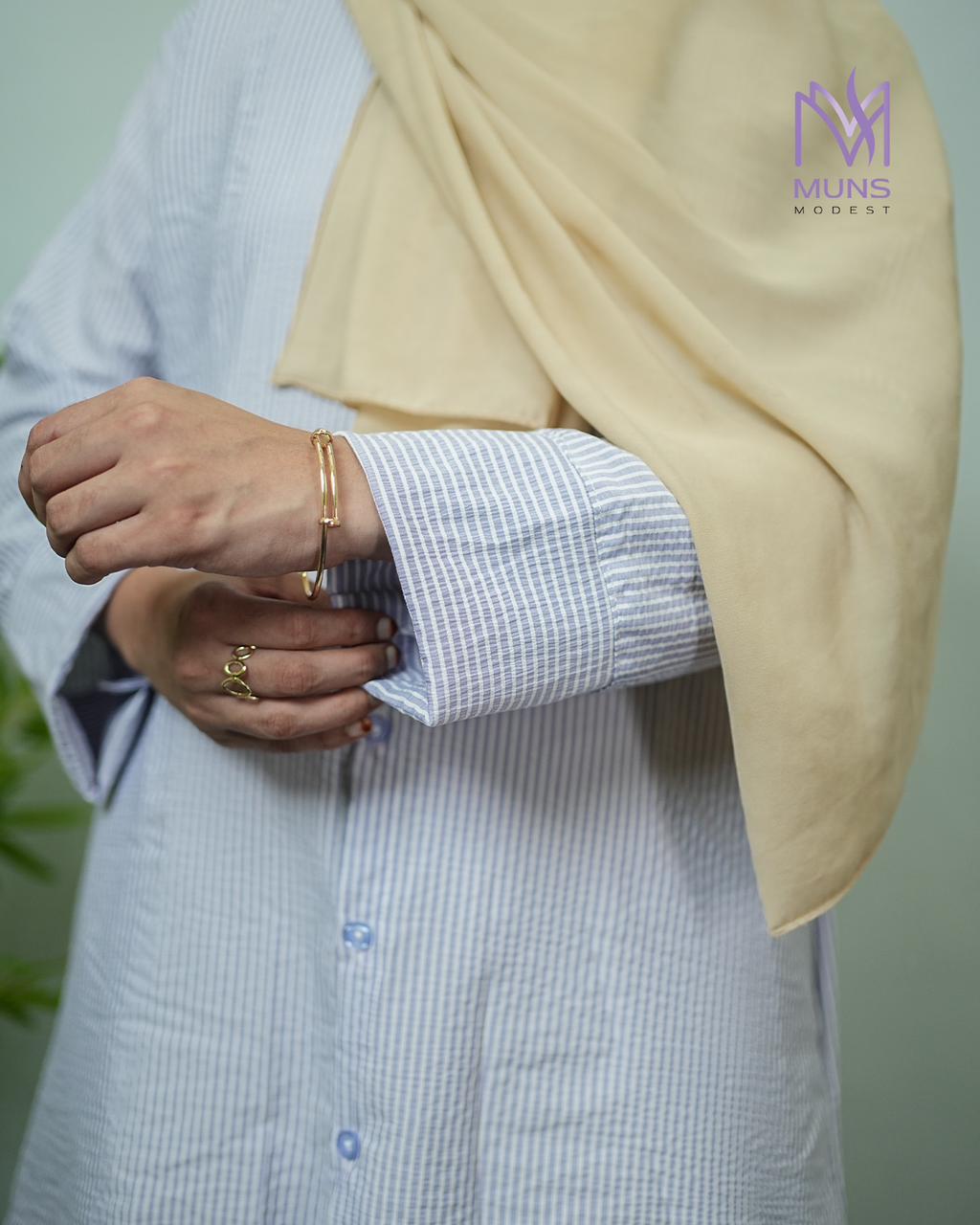 Sandstone Stripes -  Shirt Dress