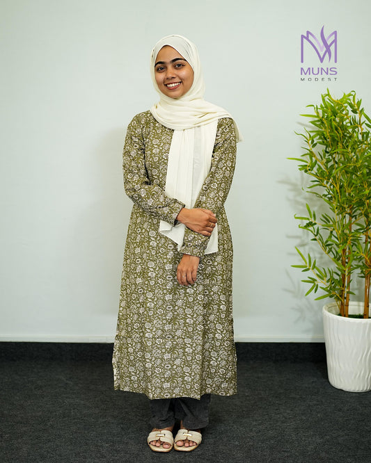 Olive Bloom -  Kurti