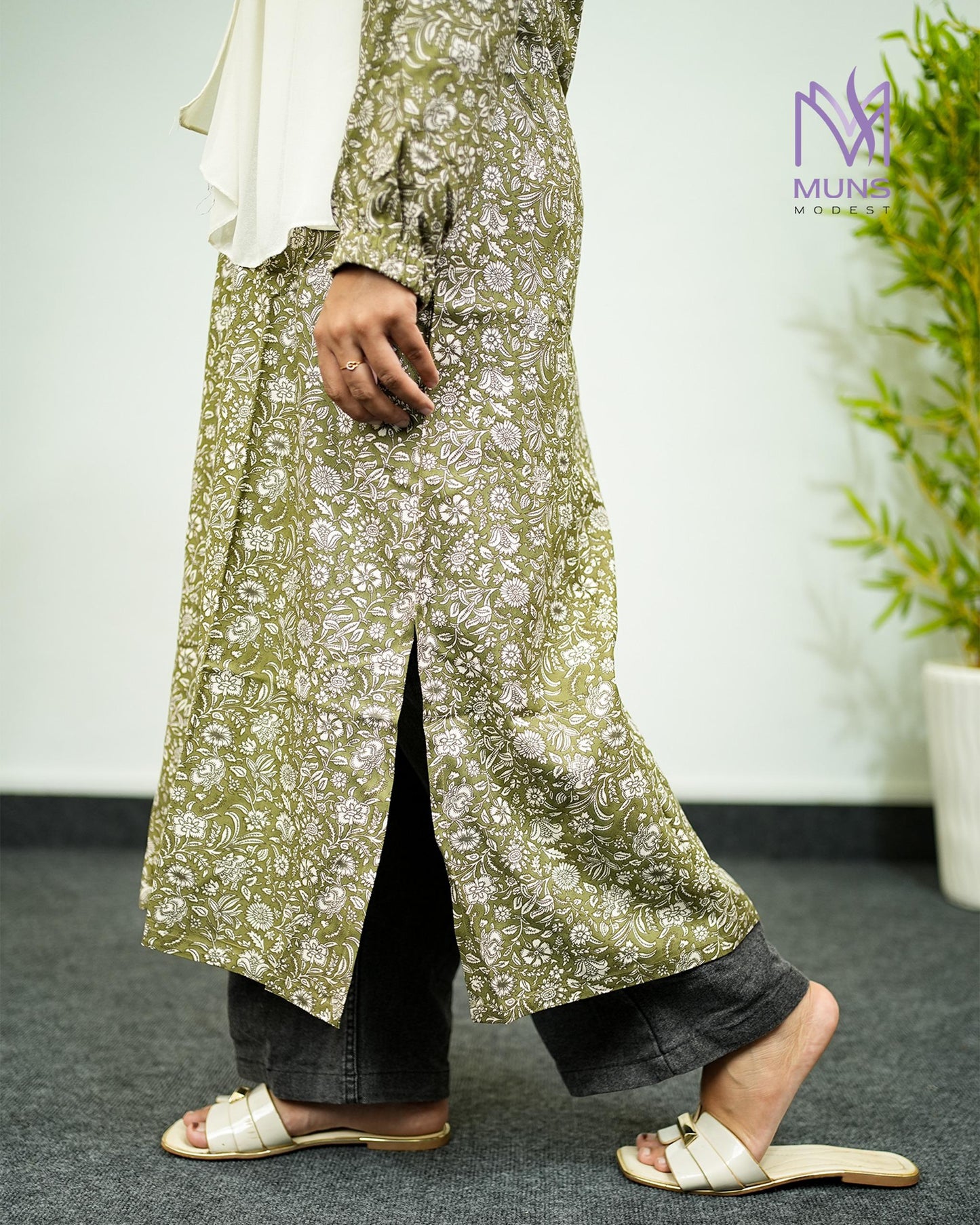 Olive Bloom -  Kurti