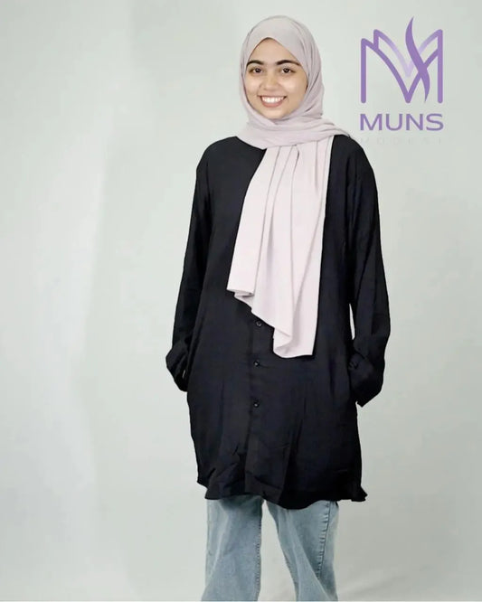 Go Back To Black - Shirt Dress